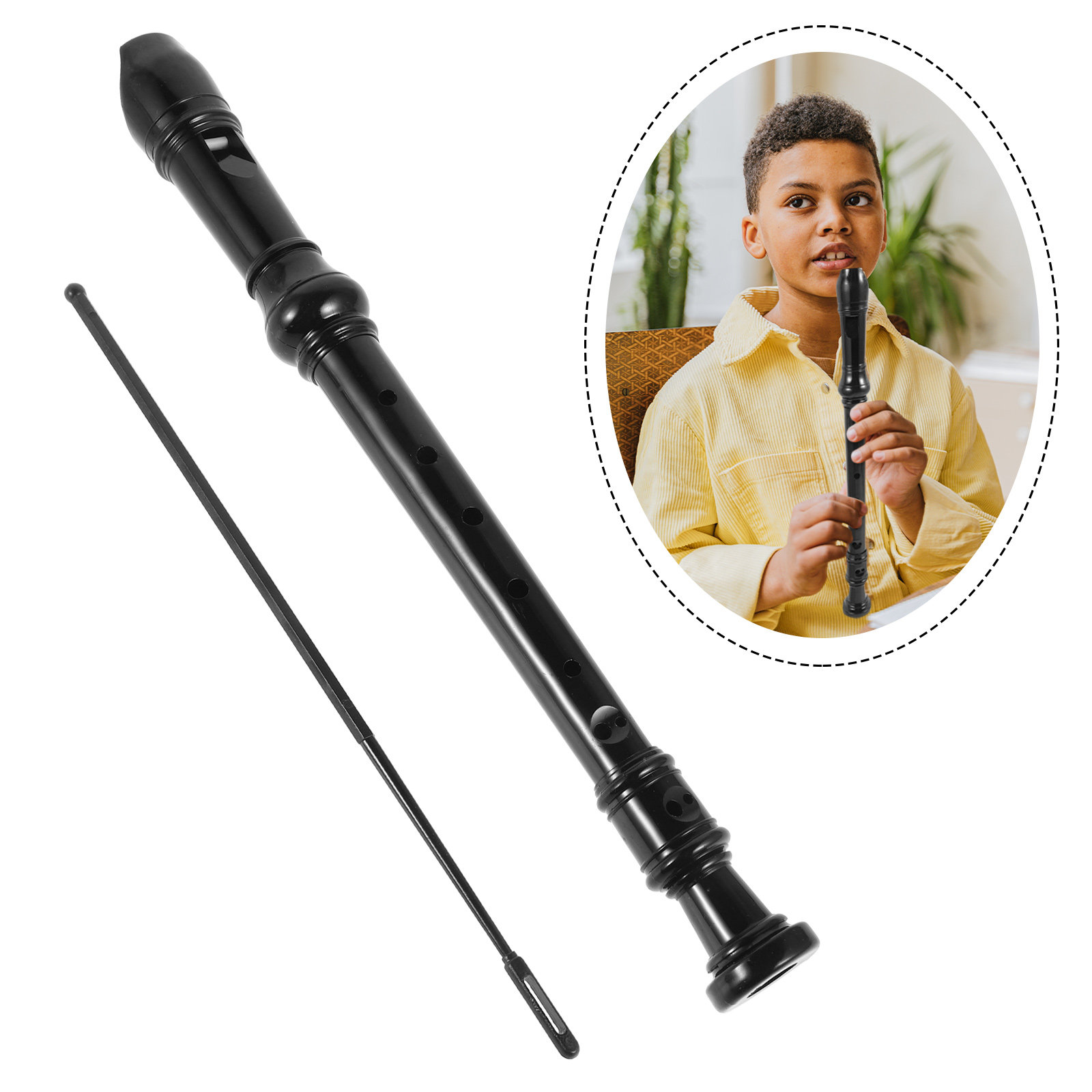 8 Hole Black Transparent ABS S - đánh giá và giá Soprano Recorder Plastic